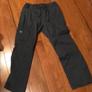 Gray scrub pants